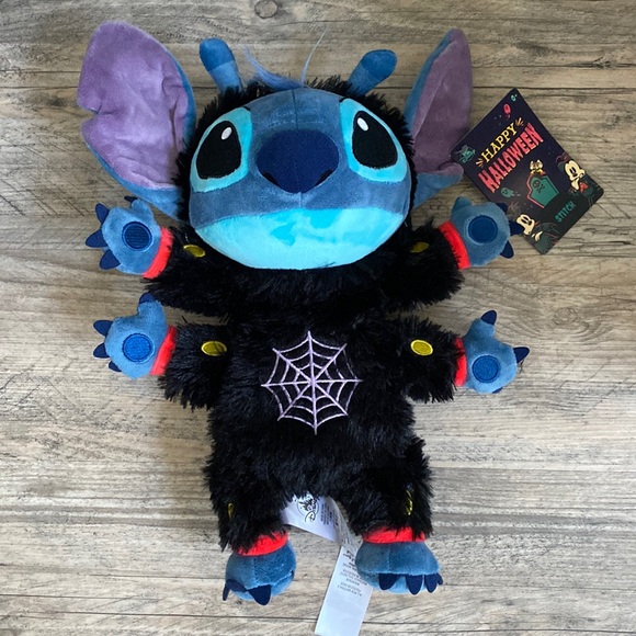 Disney Parks 2023 Halloween Stitch Plush Spider - Picture 2 of 4